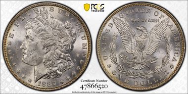 1887 $1 MS63