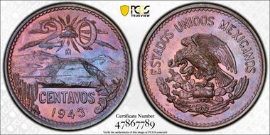 1943-Mo 20C KM-439 MS65BN