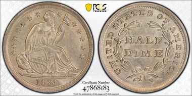 1839 H10C No Drapery MS62