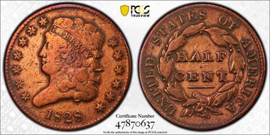 1828 1/2C 13 Stars N1BN