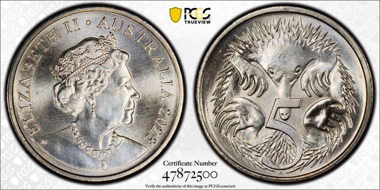 Cert 47872500 - Coin Image