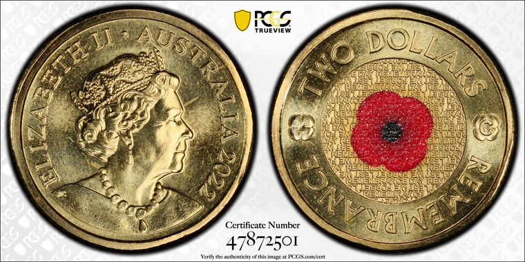 Cert 47872501 - Coin Image