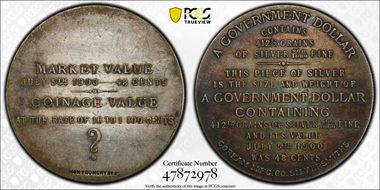 1900 Bryan$ HK-1014 AU50