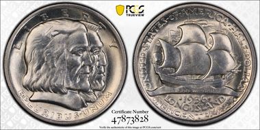 1936 50C Long Island MS64