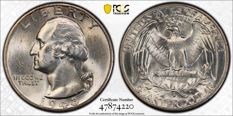 Cert 47874220 - Coin Image