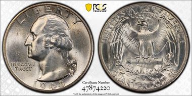 1943-D 25C DDO FS-101 MS64