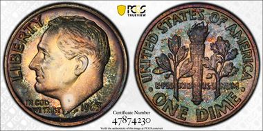 1963 10C DDR FS-804 PR66