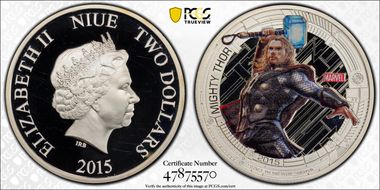 2015 $2 Thor PR66DCAM