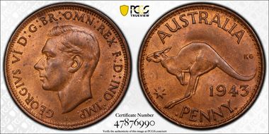 1943-I (b) 1D KM-36 MS64RB