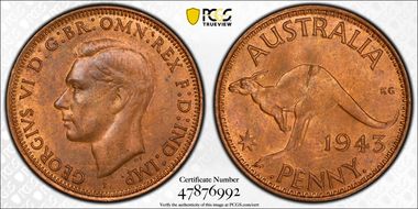 1943-I (b) 1D KM-36 MS64RB