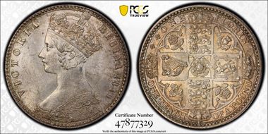1849 Florin S-3890 MS63+