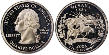 2006-S 25C Nevada Silver PR66DCAM