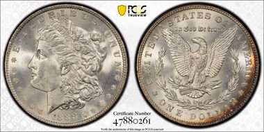 1888 $1 MS66
