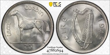 1942 1/2 Cr MS64