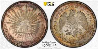 1908-Mo AM Peso KM-409.2 MS64