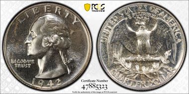 1942 25C PR66