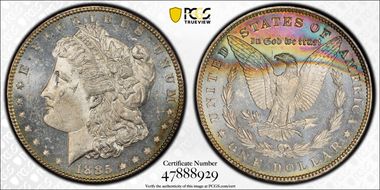 1885 $1 MS64PL