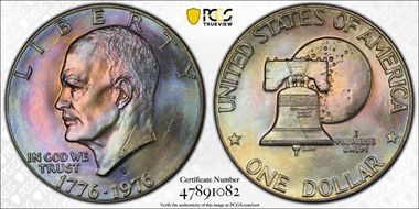 1976-D $1 Type 2 MS66+