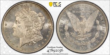 1883-O $1 MS62
