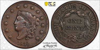 1830 1C Large Letters N1BN