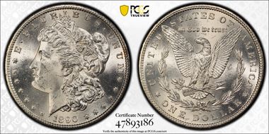 1890-S $1 MS63