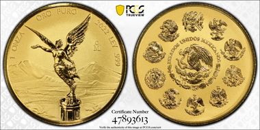 2022-Mo Onza Libertad Au Rev PR PR70