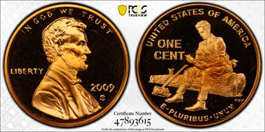 2009-S 1C Lincoln-Formative Years PR69DCAM