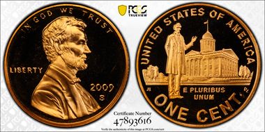 2009-S 1C Lincoln-Professional PR68DCAM
