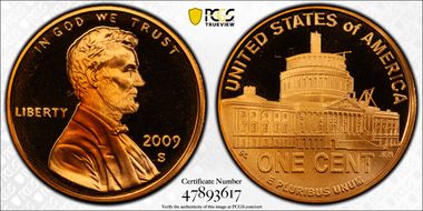 2009-S 1C Lincoln-Presidency PR69DCAM
