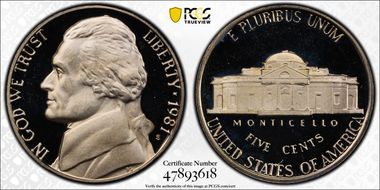 1981-S 5C Type 1 PR69DCAM