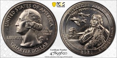 2021-S 25C Tuskegee Airmen NP MS67