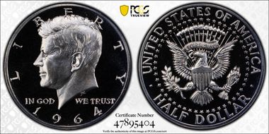 1964 50C Accented Hair PR68DCAM