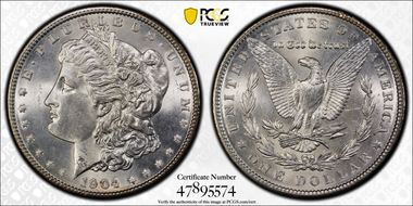 1904 $1 MS63