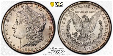 1888-S $1 MS62