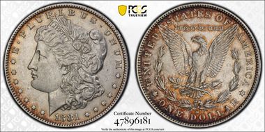 1881-O $1 XF45