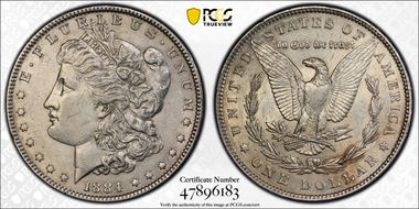 1884 $1 XF45