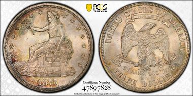 1875-S T$1 MS64+