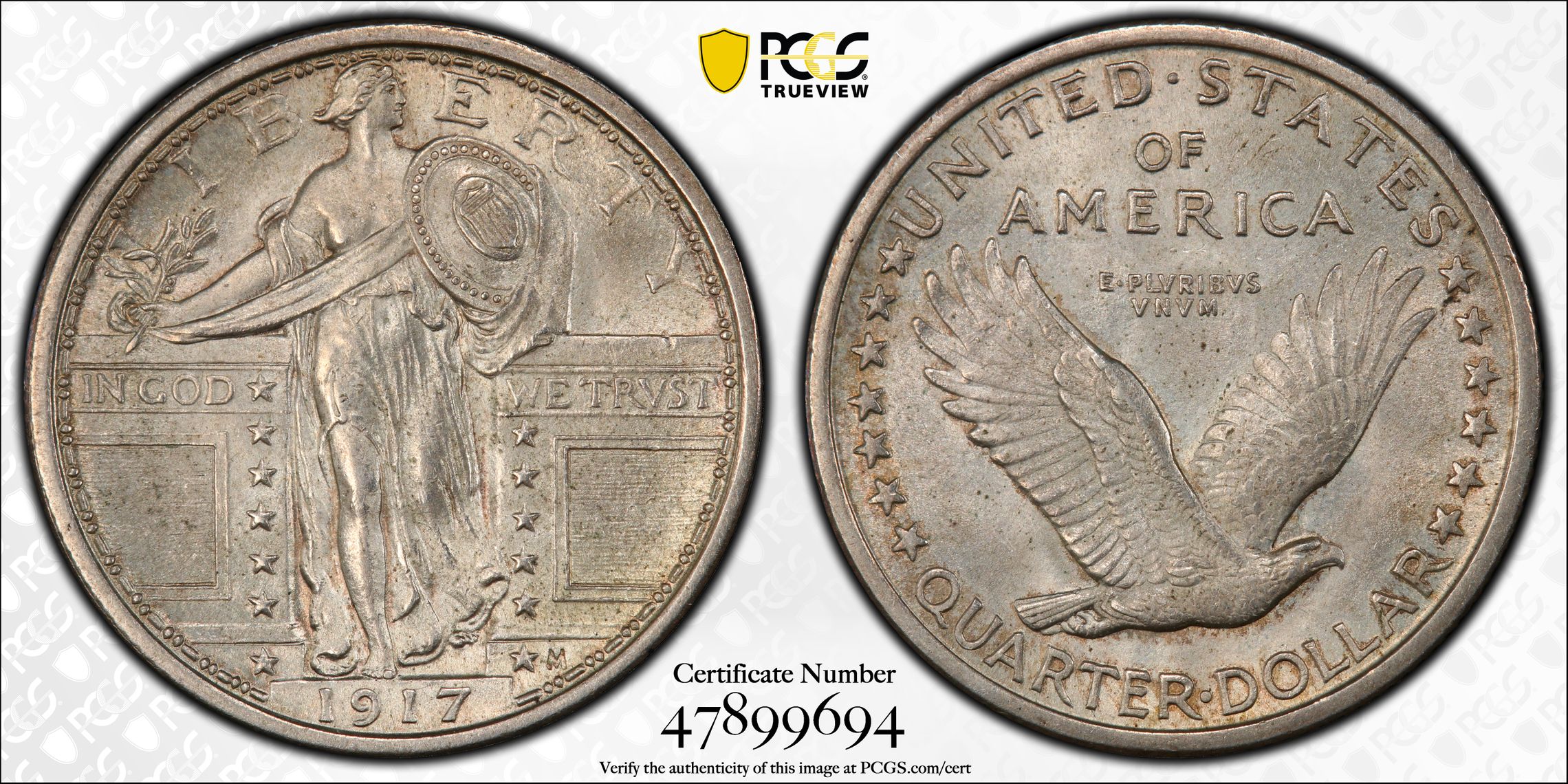 1917 P Type 1 Nickel