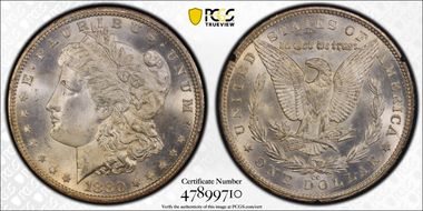 1880-CC $1 GSA Hoard MS66