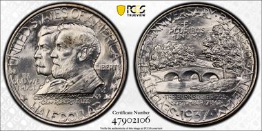 1937 50C Antietam MS65
