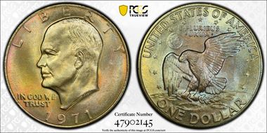 1971 $1 MS64