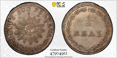 1837-AREQ 1/2 R KM-168 AU53