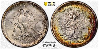 1934 50C Texas MS67