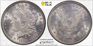 1880 $1 MS64