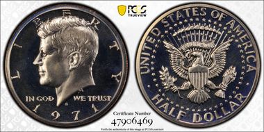 1971-S 50C DDO FS-103 PR67