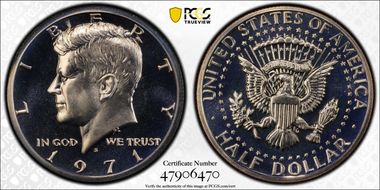 1971-S 50C DDO FS-103 PR67