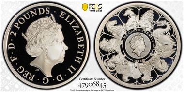 2021 £2 Queen's Beasts - Completer PR69DCAM