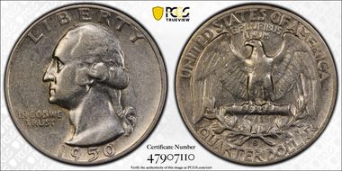 1950-S 25C DDR, FS-801 VF35