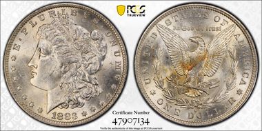 1883-O $1 MS61