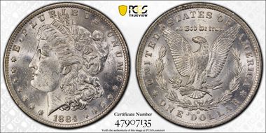 1884-O $1 MS61